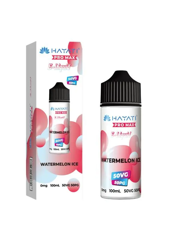 Watermelon Ice 50/50 E-Liquid by Hayati Pro Max 100ml